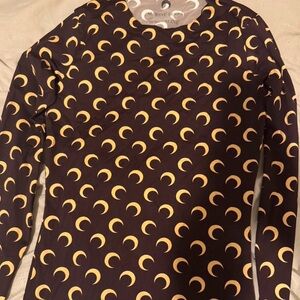 Marine serre chocolate turtleneck